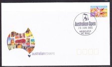 Australia 2003 Australian Open Tennis 26th Apm35340 First Day Cover