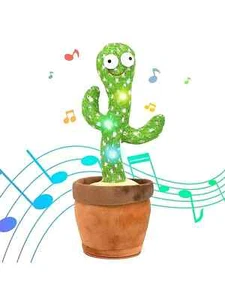 1Pc-Dancing Talking Cactus Toys for Baby Boys and Girls, Singing Mimicking Recor - Picture 1 of 13