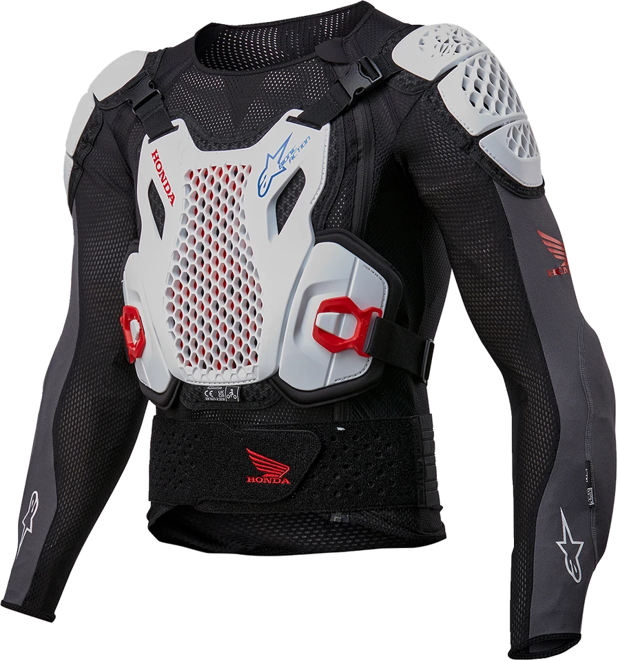 Chaqueta de protección Alpinestars Bionic Plus V2 6506023-1272-M negra/blanca/roja Md Foto 1 de 1