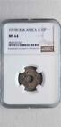 British West Africa 1/10 Penny 1919H NGC MS 64