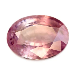 Certified 1.64cts Natural Padparadscha Sapphire SI Clarity Madagascar Oval - Picture 1 of 4