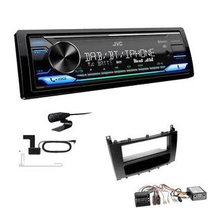 JVC Digital Autoradio DAB+ Bluetooth für Mercedes-Benz C-Klasse 2007-2011 - Bild 1 von 6