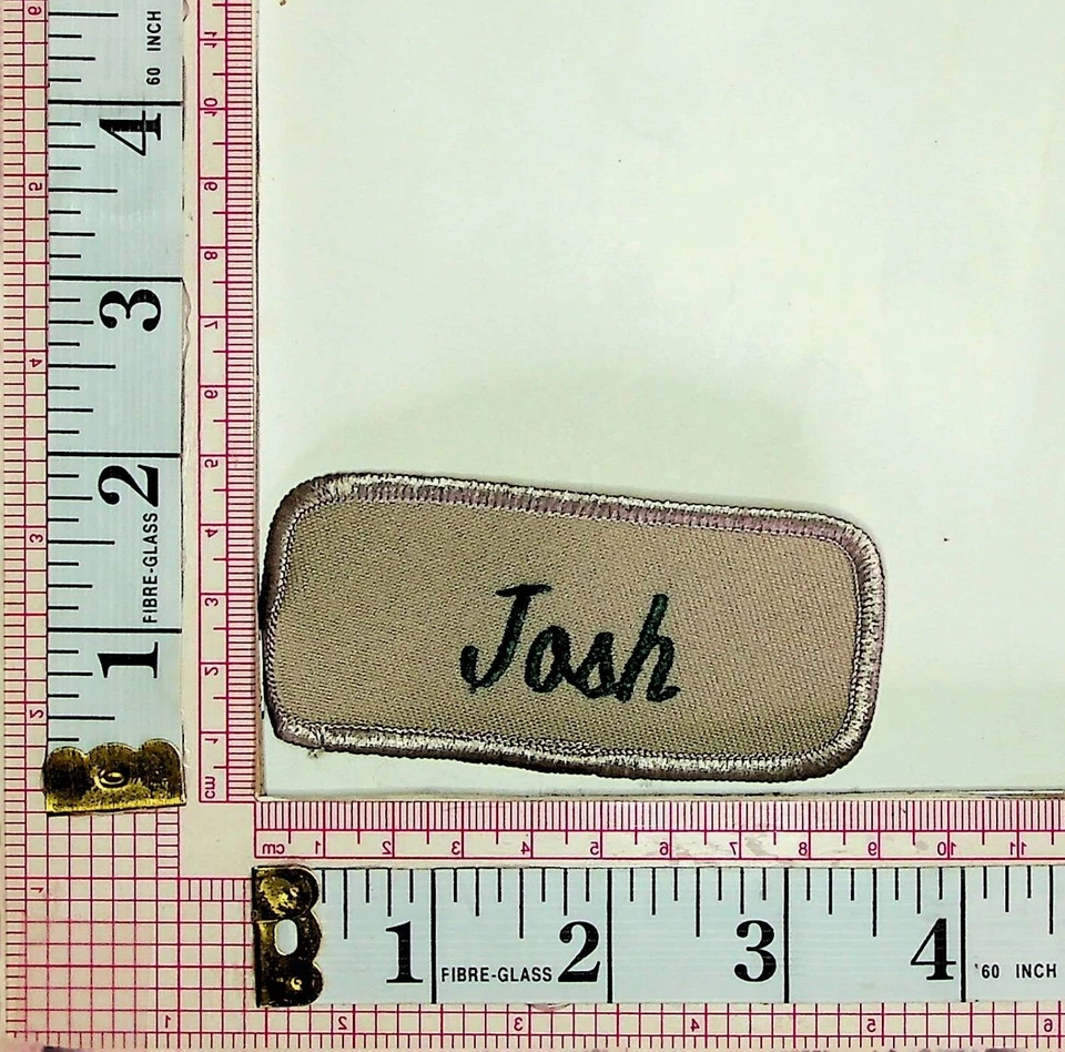 Josh Name Tag Uniform Hat Vest Jacket Patch Crest Applique Badge - Image 1 of 1