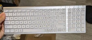 iClever BK10 Bluetooth Keyboard Multi Device Keyboard Rechargeable Bluetooth 5.1 - Picture 1 of 6