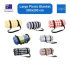 Large Waterproof Picnic Blanket 200x200cm Foldable Outdoor Camping Beach Mat