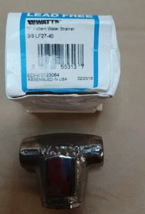 Watts LF27-40 In-Line V Strainer 3/8" lead free - Picture 1 of 5