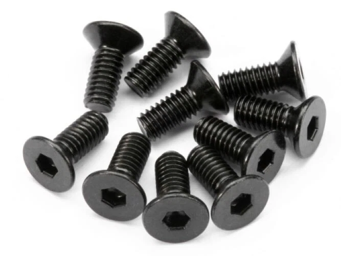 HPI Baja 5B Flat Head Screws 94529 4x10, 94730 5x16, 94879 6x14 & Z340 Wheel Scr - Image 1 of 4