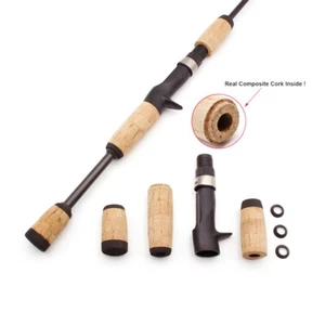 Fishing Rod Handles Composite Cork Casting Rod Building Repair Split Grip Kit - Picture 1 of 11