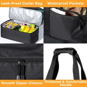 With Cooler - Large Beach Bags for Women, Mesh with Zipper, Waterproof Sandpr... - Picture 1 of 1