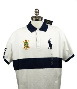 Polo Ralph Lauren Men's Big & Tall Big Pony Mesh Polo Various Sizes White #3 NWT - Picture 1 of 2