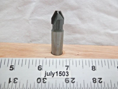 (1) NUEVO MLCS 1/2" D 30° Ranura Bisel Perfil Punta Carburo Broca 1/2" Vástago n4 Foto 1 de 4