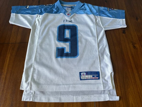 Steve McNair Tennessee Titans NFL Reebok Jersey Size Youth Medium Cover