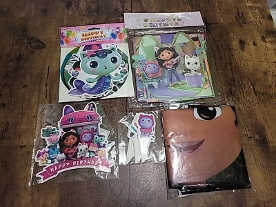 gabby's dollhouse birthday Decorations Balloons Cupcake/cake Hanging Decor (Six) - Image 1 of 4