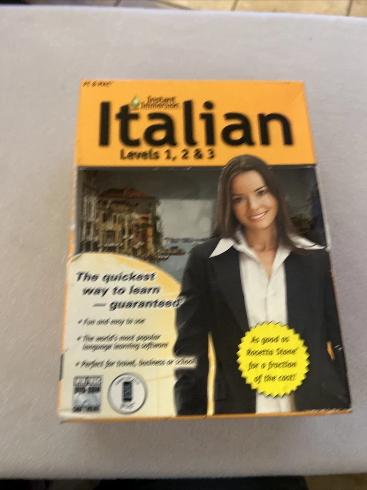 Learn How To Speak Italian With Instant Immersion Levels 1-3 - Image 1 of 3