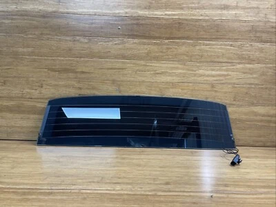 Panel de vidrio ventana partición trasera negra original Audi R8 2014-2017 OEM Foto 1 de 4