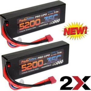 Powerhobby 2s 7.4v 5200mah 35c Lipo Battery w Deans Plug 2-Cell ( 2 pack ) - Picture 1 of 3