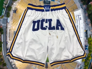 UCLA Basketball Gym Shorts White Adult Large - Picture 1 of 1