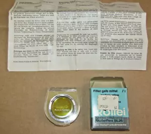 Rolleiflex SL26 Rollei Filter BAIMI 201 080 Medium Yellow Org. Box/Case NOS - Picture 1 of 10
