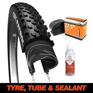 27.5x2.25 PATROL MTB Tyre,Tube&Sealant Dual Compound 60 TPI Folding Bead TLR/EPS - Picture 1 of 6