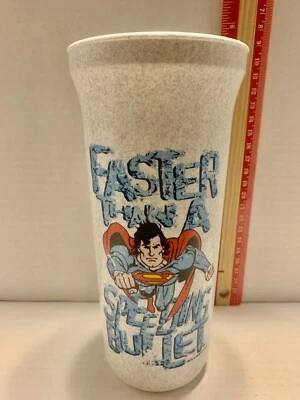 Taza de cuarto deportiva Six Flags Superman 32 oz 1996, sin tapa Foto 1 de 4