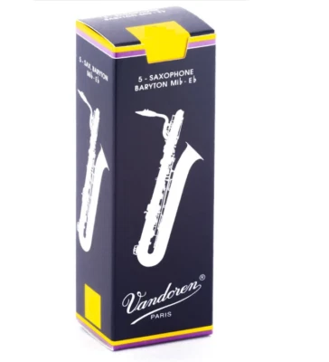 Vandoren Traditional Baritone Saxophone Reeds - 5 Per Box