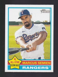 2025 Topps Heritage #400 MARCUS SEMIEN AS Texas Rangers - Picture 1 of 2