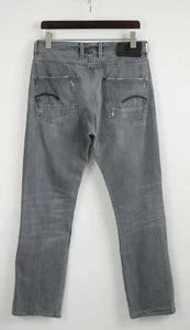G-STAR RAW | Mens Grey Distressed 50902 Defend Loose Denim Jeans | Size 32W 32L - Picture 1 of 8