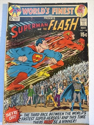 World's Finest Comics 198 VF 3rd Superman/Flash Race, Semi-Key! - Image 1 of 4