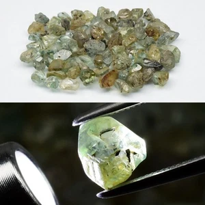 💎 100.47ct 78p Lot Rough Natural Green Blue Zircon - Gentle Heat, Cambodia Gems - Picture 1 of 6