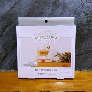 Target Wondershop Christmas 2024 Honeycomb Dog 7.25”H w/ Scarf & Antlers NIB - Picture 1 of 1