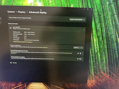 BenQ GW2765HT 27" 2560 x 1440p. 2k IPS Monitor LED LCD  - Image 1 of 2