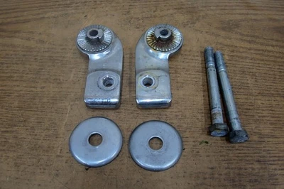 97 YAMAHA ROYAL STAR TOUR DELUXE XVZ1300LT CROMO HERRAJES AJUSTADORES DE CLAVIJAS DE CARRETERA Foto 1 de 4