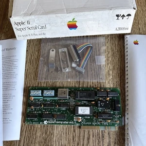 Apple II Super Serial Card In Original Box - Picture 1 of 20
