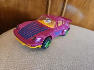 VINTAGE Scalextric Porsche 911 The Joker Batman Slot Car - Picture 1 of 7