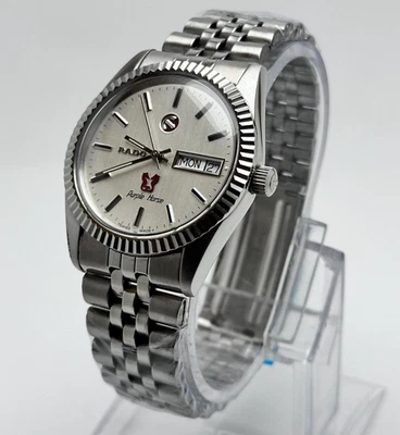  Reloj para hombre Rado Purple Horse suizo ETA 606.3253.4 blanco vintage años 80 Foto 1 de 4