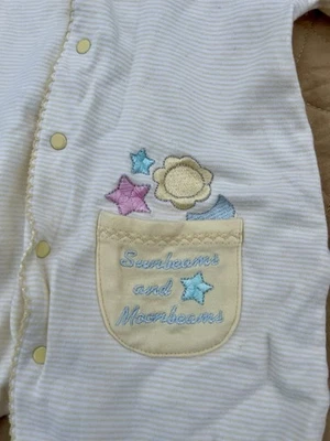 Dormitorio vintage/Y2K talla 3-6 meses “rayos de sol y rayos de luna”. Foto 1 de 2