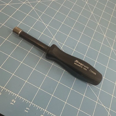 Snap-on Tools EE. UU. NEGRO agarre duro 11 mm métrico 6pt manual tuerca destornillador NDDM110 Foto 1 de 3
