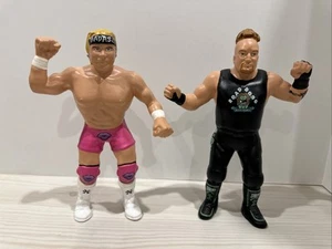 Statua New Age Outlaws personalizzata stile LJN wrestling resina dura figura WWF WCW ECW - Foto 1 di 17