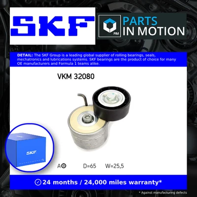 Tensor de correa auxiliar para LANCIA MUSA 350 1.3D 09 a 12 199B1.000 Drive acanalado en V Foto 1 de 4