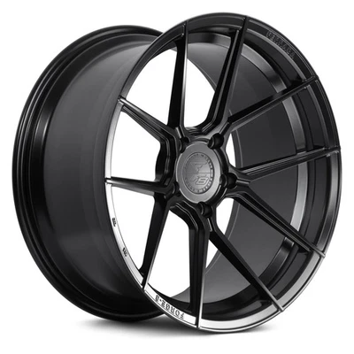 Ferrada FORGE-8 FR8 Wheel 20x9 (20, 5x120.65, 74.1) Black Single Rim - Image 1 of 4
