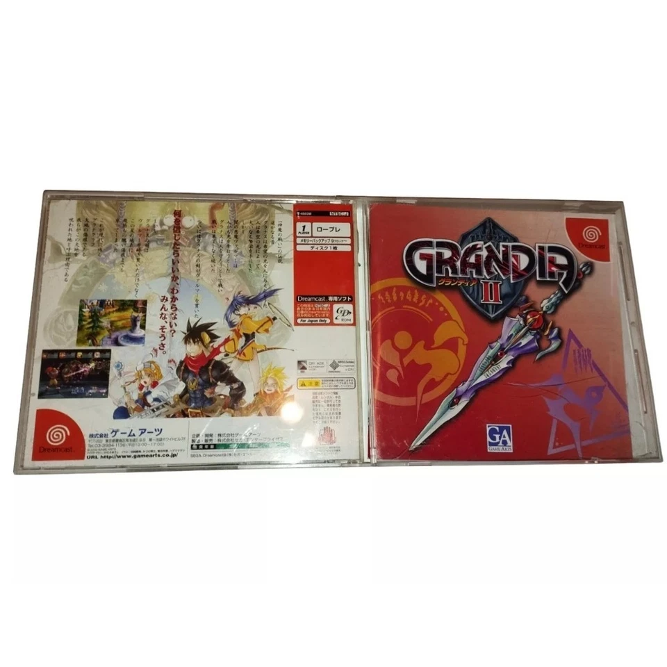 Grandia 2 Sega Dreamcast Complet Jeux Import Japonais - Photo 1/1