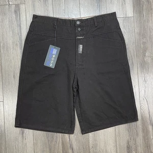 Vintage Marithe Francois Girbaud Jean Shorts Blue Brand X Shorts Sz 38 Brown NWT - Picture 1 of 10