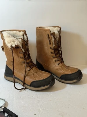 UGG Women's Adirondack III Waterproof Boots Authentic Brown Size Preowned VGC - Image 1 of 4