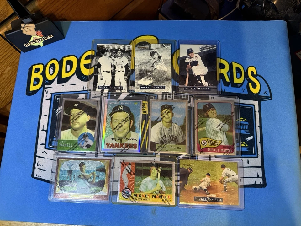 1992 y 1996 Topps & Pinnacle - Lote de 10 cartas de Mickey Mantle - Yankee de Nueva York Foto 1 de 4