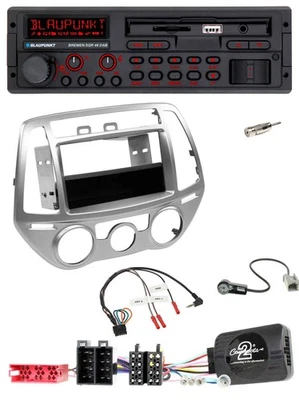 Blaupunkt SD Lenkrad USB Bluetooth DAB Autoradio für Hyundai i20 2012-2014 silbe - Bild 1 von 4