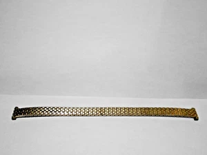 Vintage Speidel Damen 10K GF Top Caps Erweiterung Uhrenarmband 6 mm breit 5 3/8" lang - Bild 1 von 6
