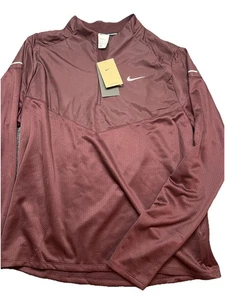 Nike Therma-Fit Water Repellent Sphere Element 1/2 Zip Burgundy FZ1115 Men’s XL - Picture 1 of 11