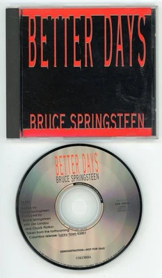 Bruce Springsteen Better Days Promo CD Single Columbia CSK 74274 - Image 1 of 3