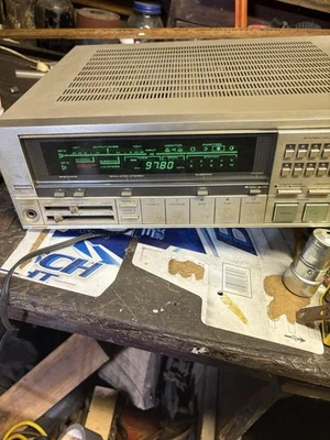 Receptor estéreo Pioneer SX-60 modelo cara plateada pantalla luz verde 816384 Foto 1 de 4