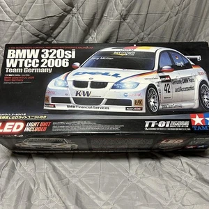 Tamiya Bmw 320Si Wtcc Tt-01 Rc Car Kit With Leds 1/10 Scale Electric Touring - Picture 1 of 10